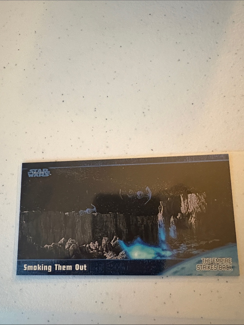 Topps Star Wars Blue Wide Vision'Smoking Them Out' Card